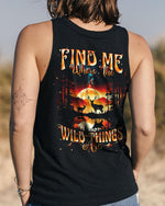 BLISSCORNERS FIND ME WHERE THE WILD THINGS ARE DEER HUNTING NATURE ALL OVER PRINT