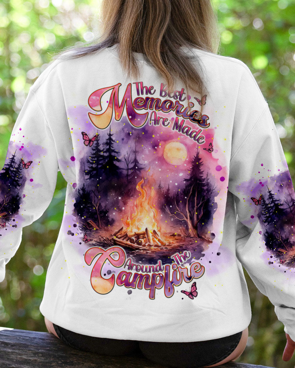 BLISSCORNERS THE BEST MEMORIES ARE MADE AROUND THE CAMPFIRE ALL OVER PRINT