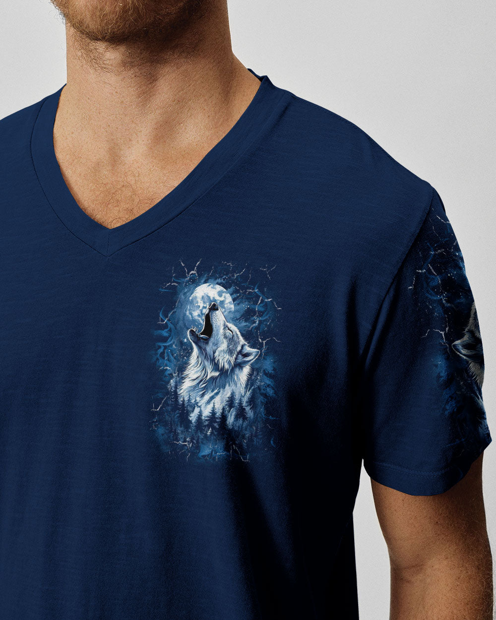 BLISSCORNERS WILD SPIRIT UNBREAKABLE SOUL WOLF ALL OVER PRINT