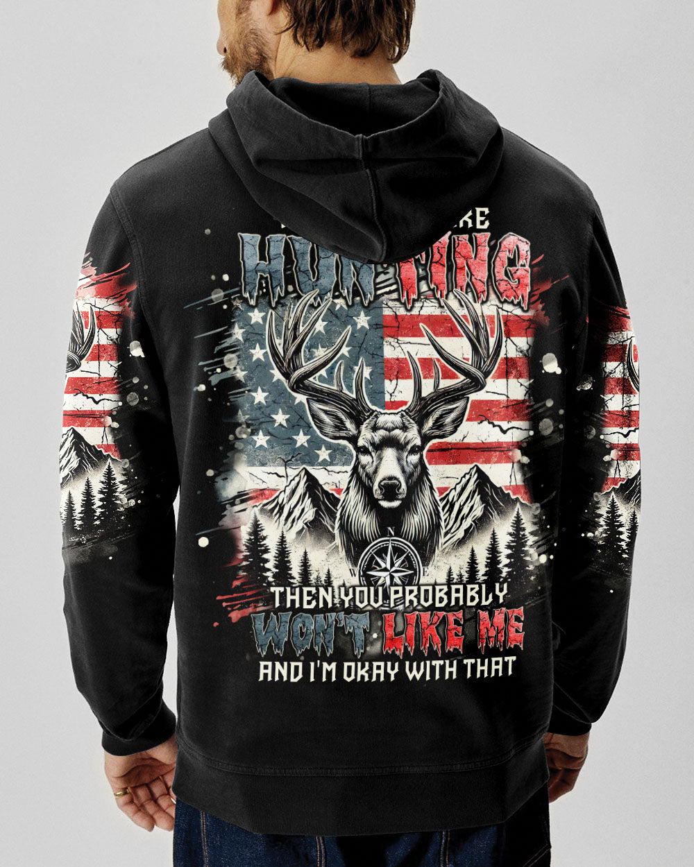 BLISSCORNERS IF YOU DON'T LIKE HUNTING ALL OVER PRINT