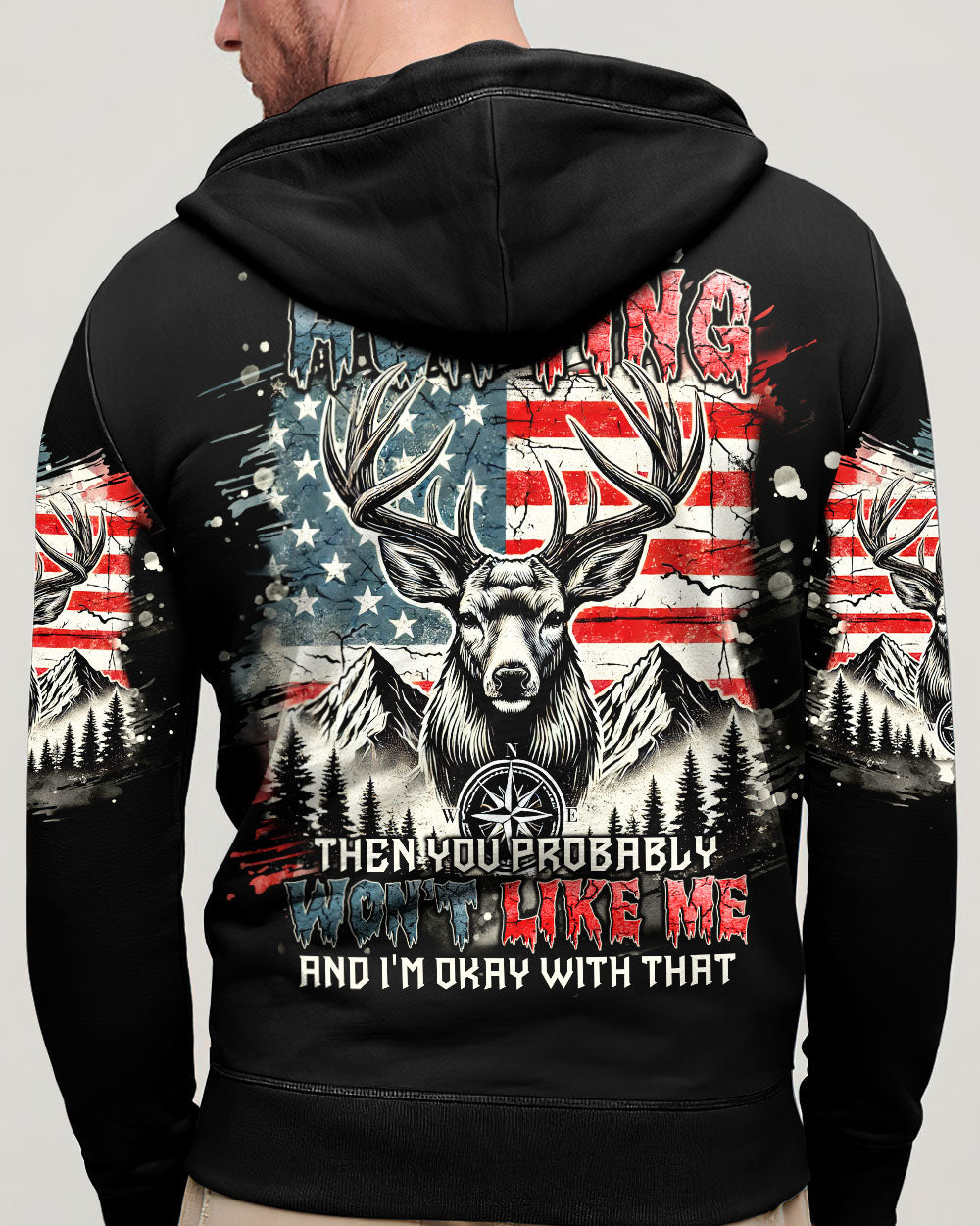 BLISSCORNERS IF YOU DON'T LIKE HUNTING ALL OVER PRINT