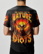 BLISSCORNERS THE CLOSER I GET TO NATURE DEER ALL OVER PRINT