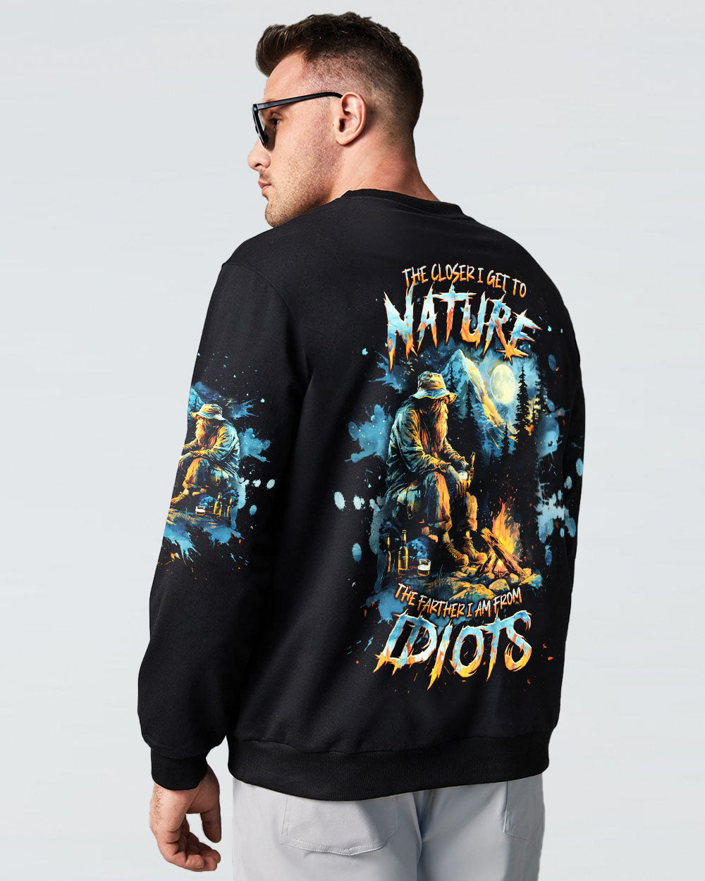 BLISSCORNERS THE CLOSER I GET TO NATURE BIGFOOT ALL OVER PRINT