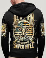 BLISSCORNERS NEVER UNDERESTIMATE AN OLD MAN WITH A SNIPER RIFLE ALL OVER PRINT