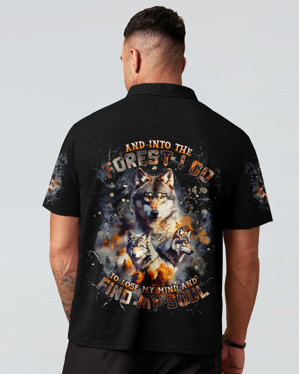 BLISSCORNERS AND INTO THE FOREST I GO WOLF ALL OVER PRINT