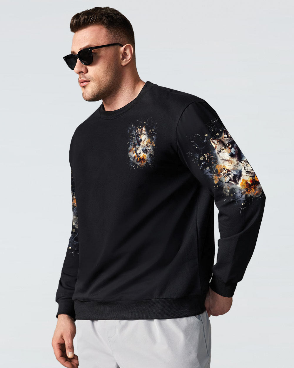 BLISSCORNERS AND INTO THE FOREST I GO WOLF ALL OVER PRINT