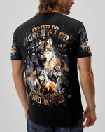 BLISSCORNERS AND INTO THE FOREST I GO WOLF ALL OVER PRINT