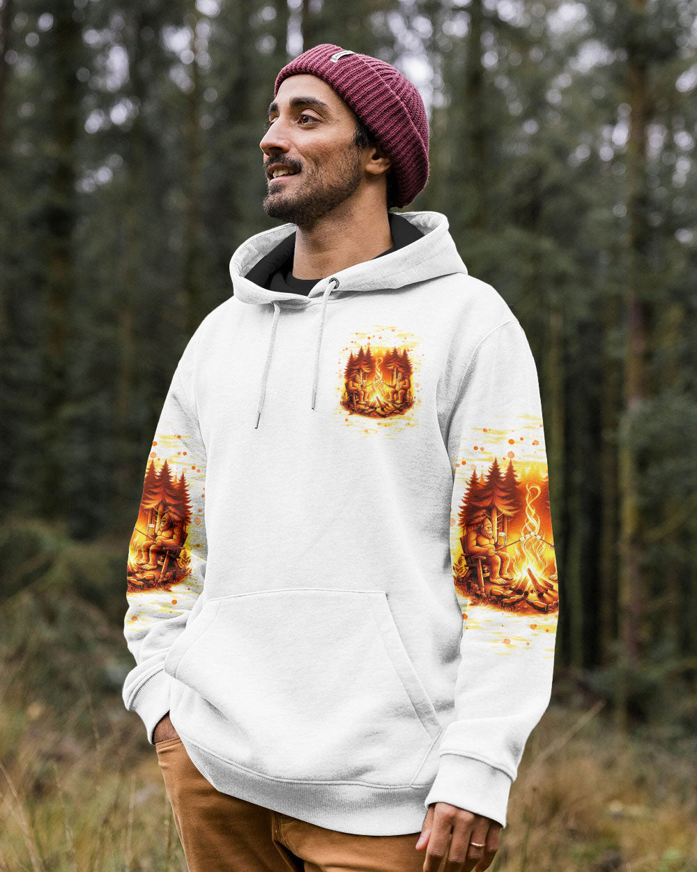 BLISSCORNERS MAKING MEMORIES ONE CAMPFIRE AT A TIME BIGFOOT ALL OVER PRINT