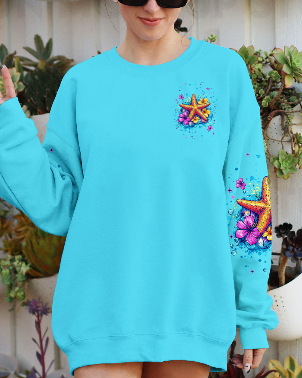 BLISSCORNERS MAKE A WISH UPON A STARFISH ALL OVER PRINT
