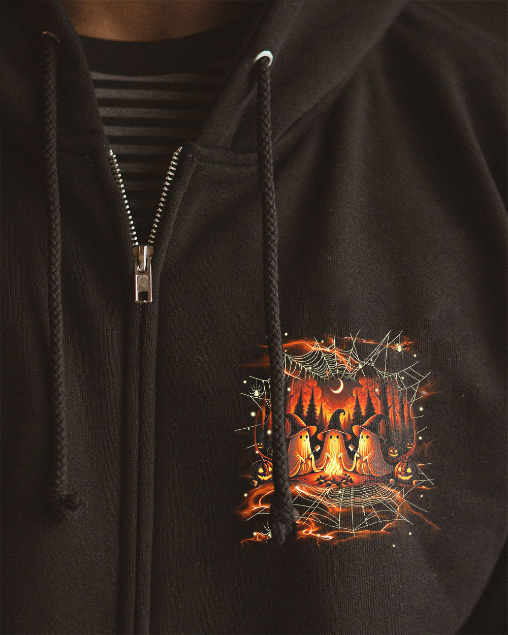 BLISSCORNERS MAKING MEMORIES ONE CAMPFIRE AT A TIME BOOS HALLOWEEN ALL OVER PRINT