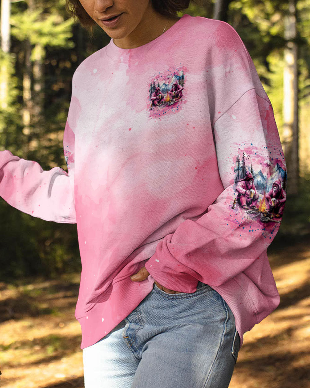 BLISSCORNERS MAKING MEMORIES ONE CAMPFIRE AT A TIME BIGFOOT ALL OVER PRINT