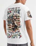 BLISSCORNERS THE CLOSER I GET TO NATURE DEER HUNTING ALL OVER PRINT