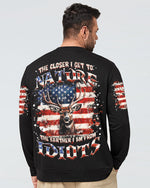 BLISSCORNERS THE CLOSER I GET TO NATURE DEER ALL OVER PRINT