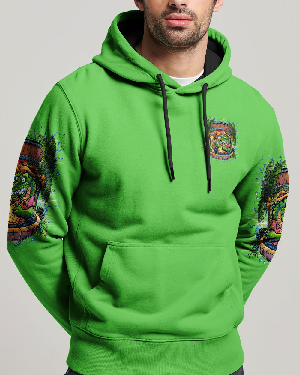 BLISSCORNERS I'M ON ISLAND TIME ALLIGATOR ALL OVER PRINT