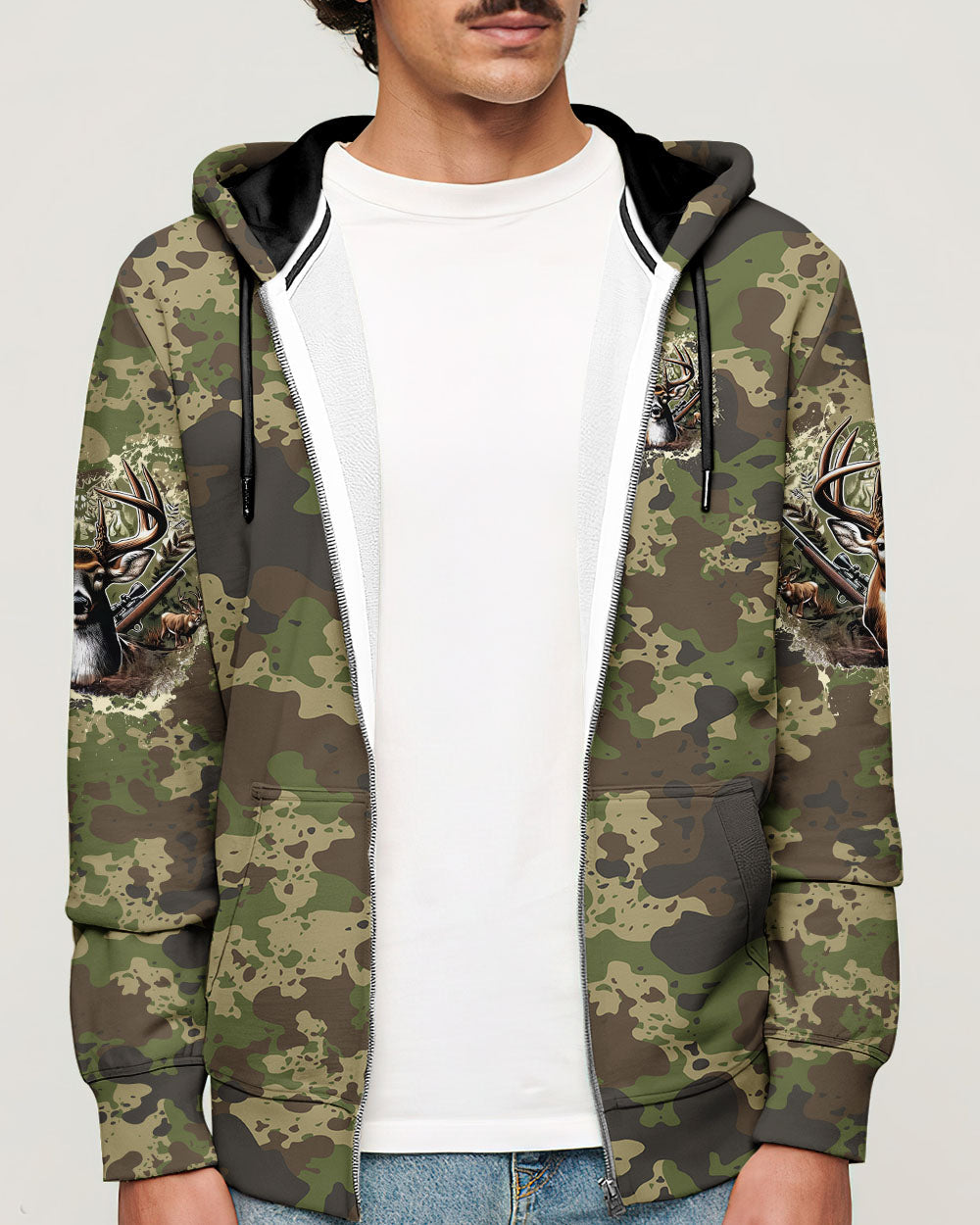 BLISSCORNERS ZERO BUCKS GIVEN HUNTING DEERALL OVER PRINT