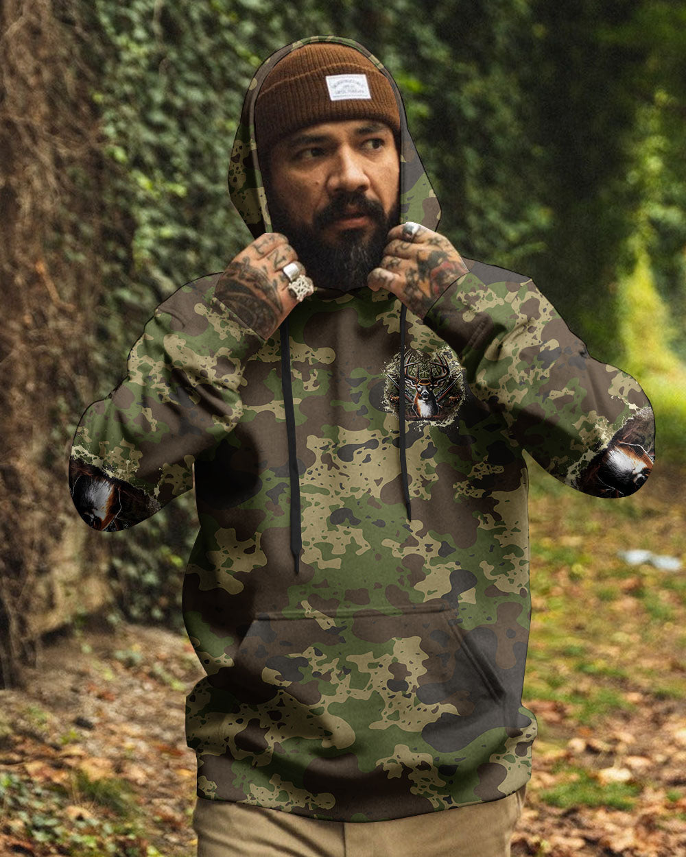 BLISSCORNERS ZERO BUCKS GIVEN HUNTING DEERALL OVER PRINT