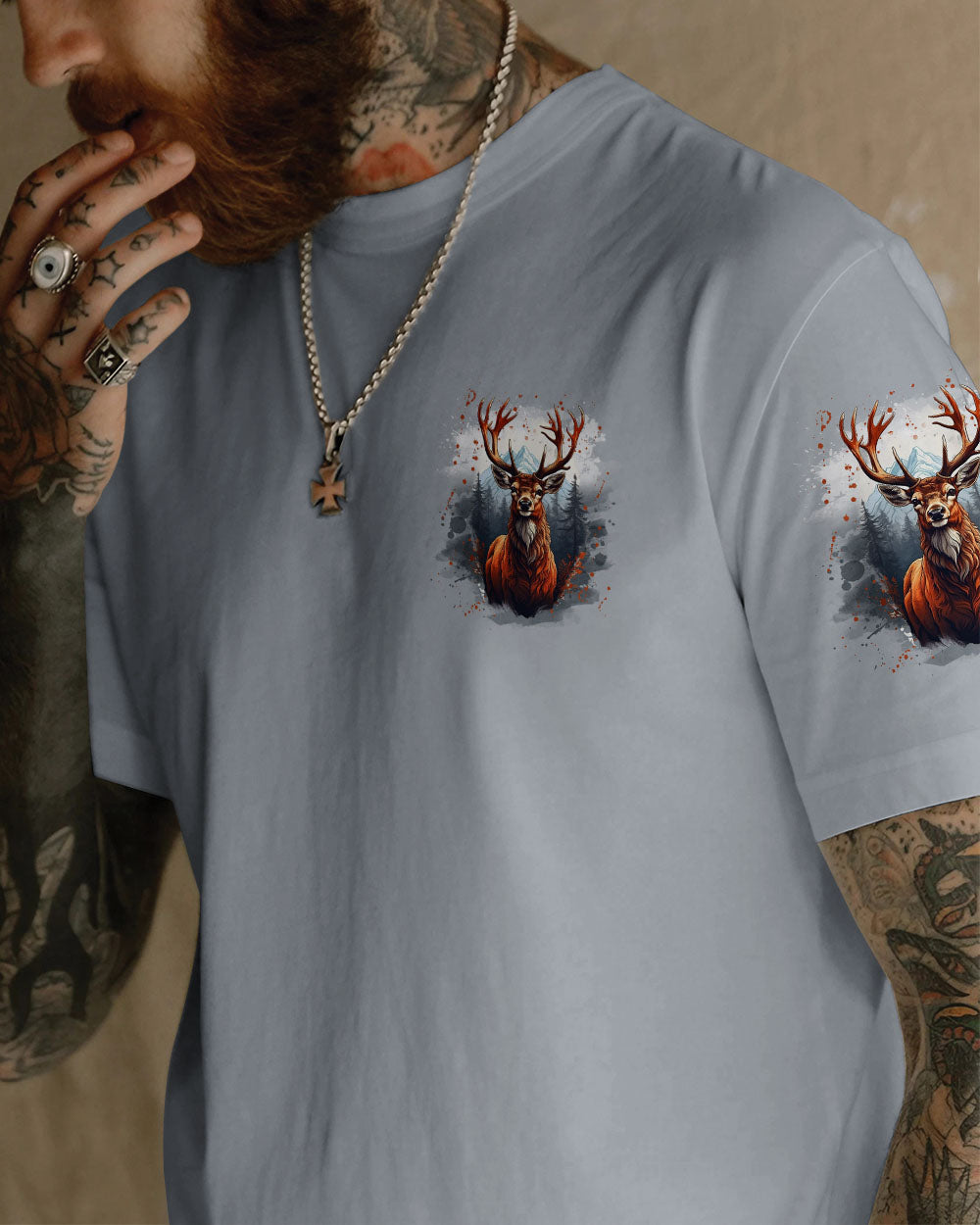 BLISSCORNERS I'M INTO FITNESS FIT'NESS DEER IN MY FREEZER ALL OVER PRINT