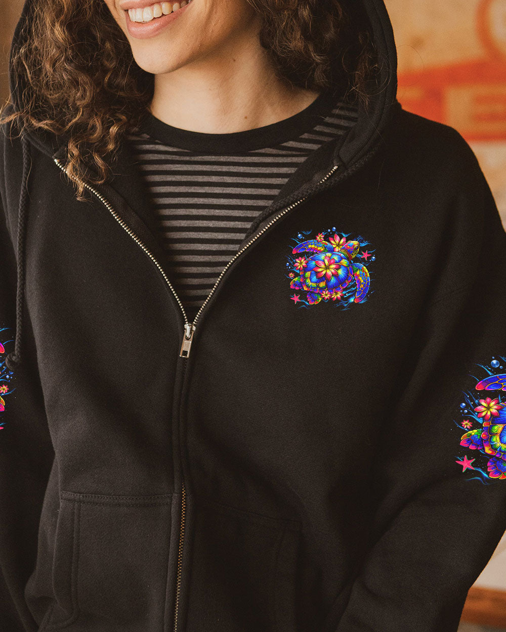 BLISSCORNERS SALTY LIL' BEACH TURTLE ALL OVER PRINT