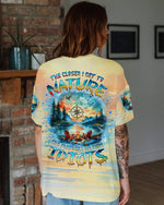 BLISSCORNERS (HOT DEAL) THE CLOSER I GET TO NATURE CAMPFIRE ALL OVER PRINT -TLNZ1111244