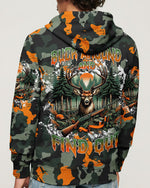 BLISSCORNERS BUCK AROUND AND FIND OUT DEER HUNTING ALL OVER PRINT