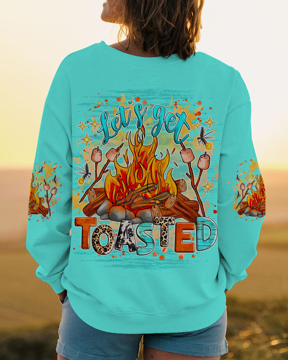BLISSCORNERS LET'S GET TOASTED ALL OVER PRINT