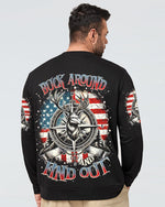 BLISSCORNERS BUCK AROUND AND FIND OUT DEER HUNTING ALL OVER PRINT