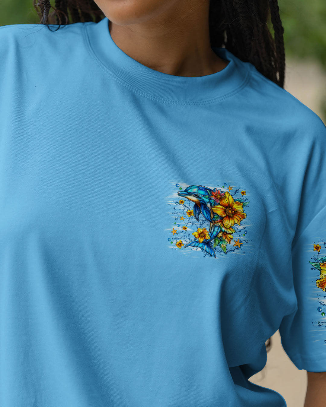 BLISSCORNERS SALTY BUT SWEET DOLPHIN ALL OVER PRINT