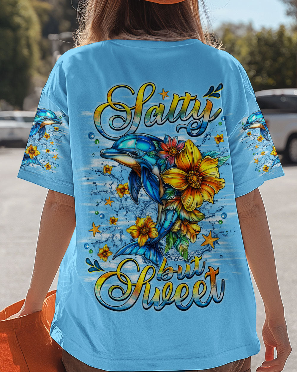 BLISSCORNERS SALTY BUT SWEET DOLPHIN ALL OVER PRINT