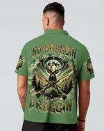 BLISSCORNERS NO BRAGGING UNTIL YOU'RE DRAGGING DEER HUNTING ALL OVER PRINT