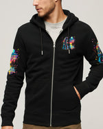 BLISSCORNERS AND INTO THE FOREST I GO BIGFOOT FISHING ALL OVER PRINT