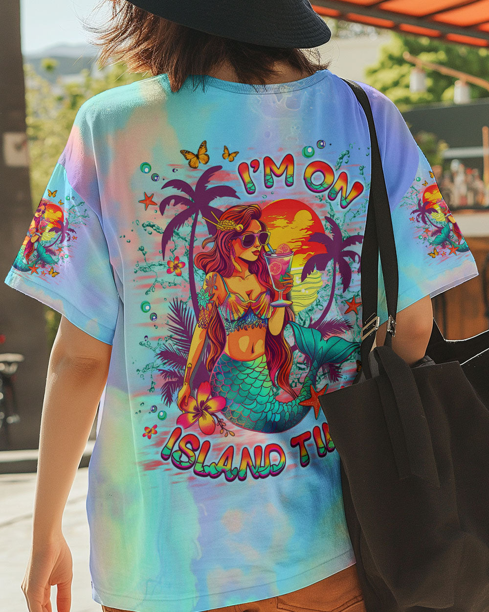 BLISSCORNERS I'M ON ISLAND TIME MERMAID ALL OVER PRINT