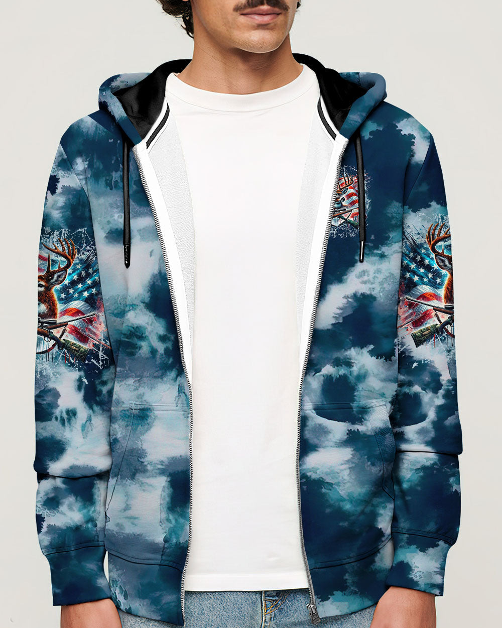 BLISSCORNERS (HOT DEAL) BUCK AROUND AND FIND OUT DEER HUNTING ALL OVER PRINT