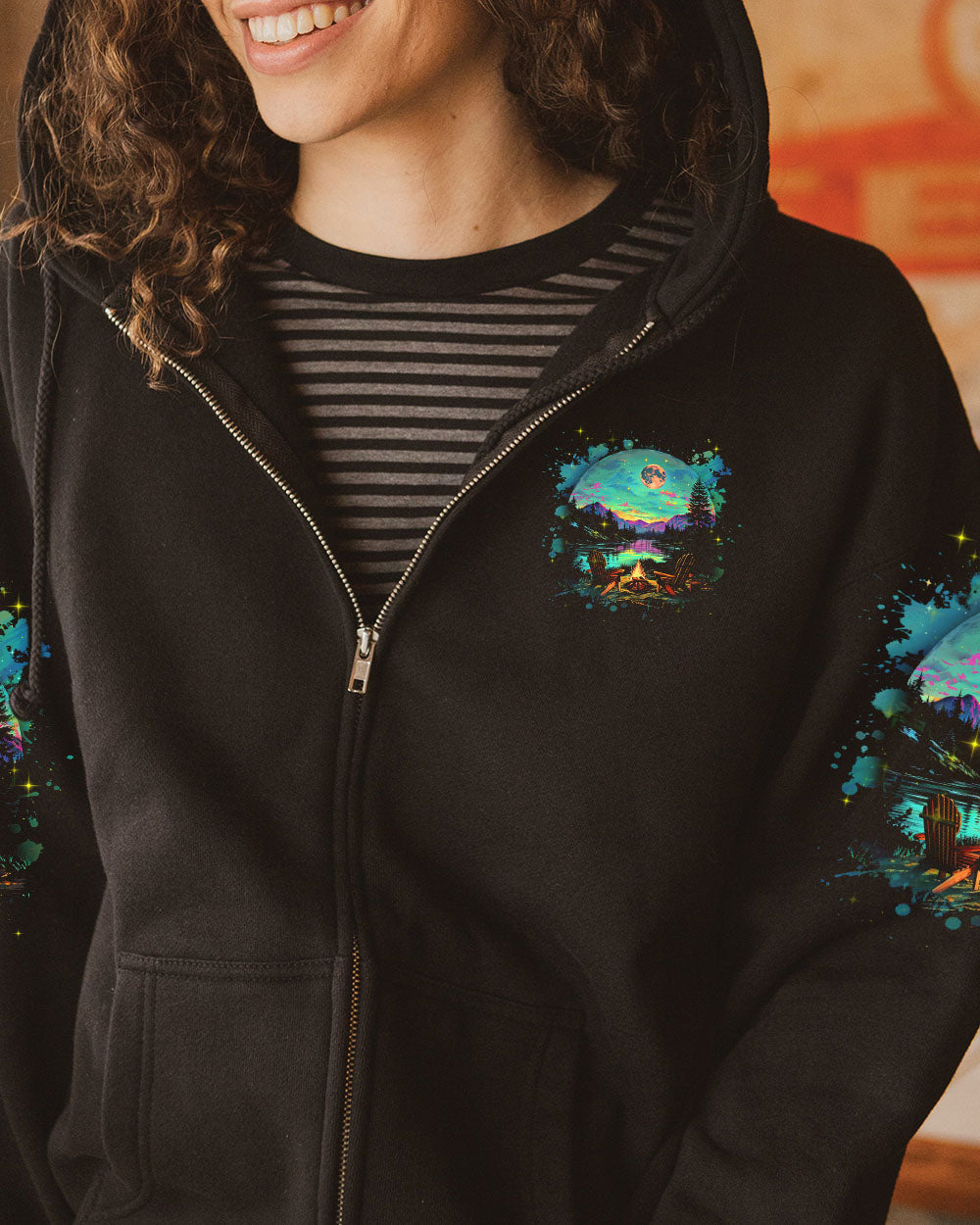 BLISSCORNERS MAKING MEMORIES ONE CAMPFIRE AT A TIME ALL OVER PRINT - TLNZ2102251