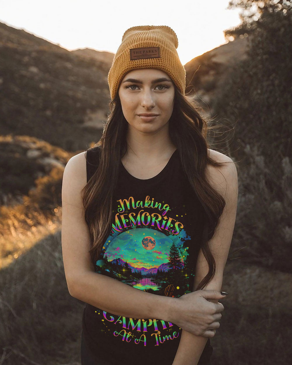 BLISSCORNERS MAKING MEMORIES ONE CAMPFIRE AT A TIME ALL OVER PRINT - TLNZ2102251