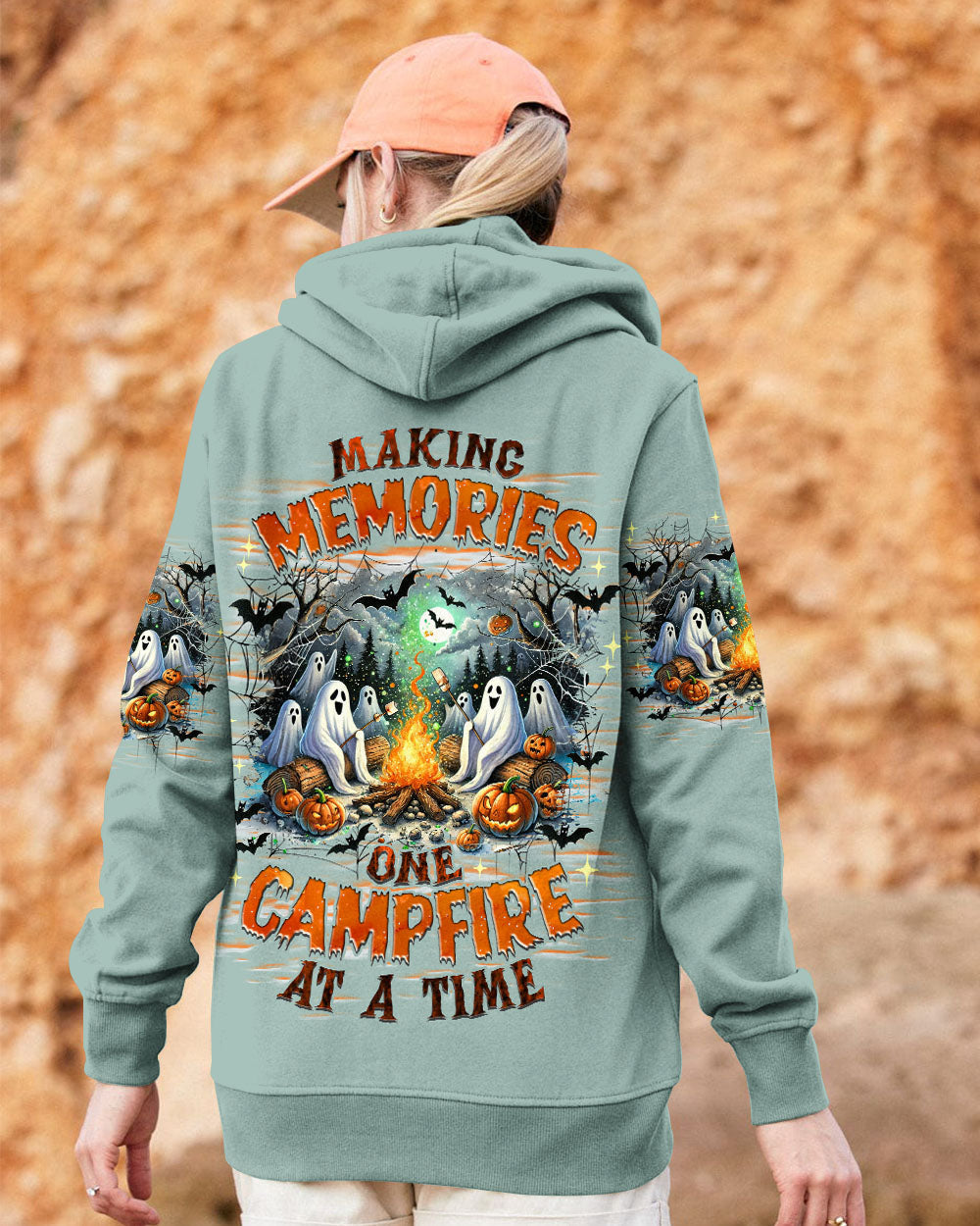 BLISSCORNERS MAKING MEMORIES ONE CAMPFIRE AT A TIME BOOS HALLOWEEN ALL OVER PRINT