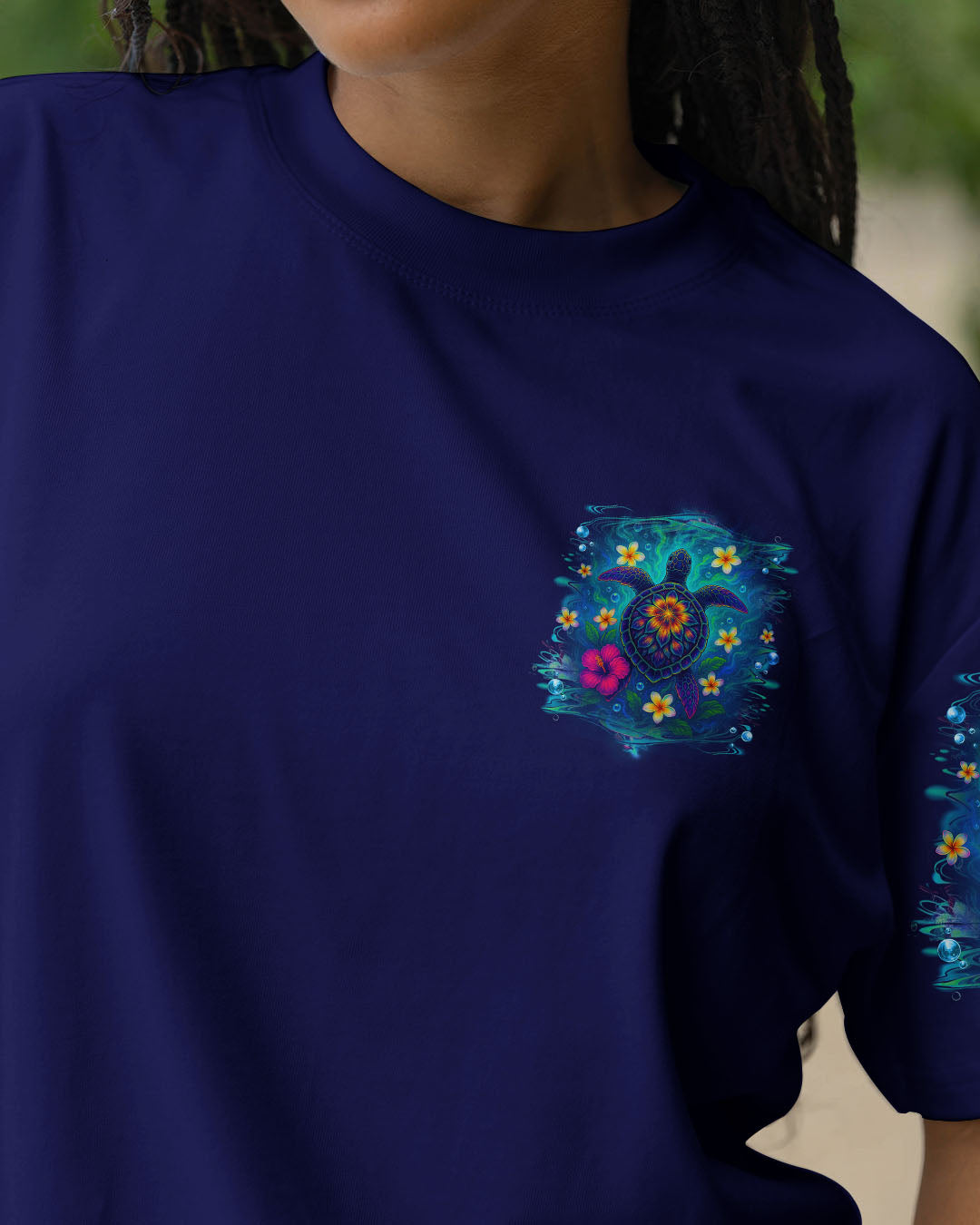 BLISSCORNERS SALTWATER HEALS EVERYTHING TURTLE ALL OVER PRINT