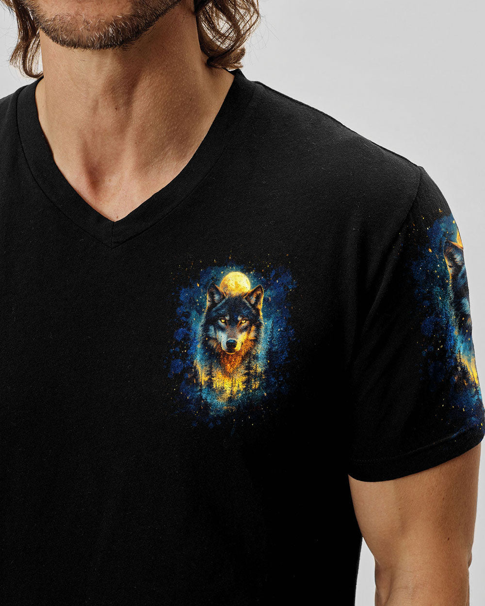 BLISSCORNERS GET LOST IN NATURE WOLF ALL OVER PRINT