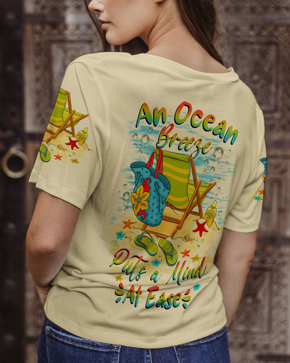 BLISSCORNERS AN OCEAN BREEZE ALL OVER PRINT