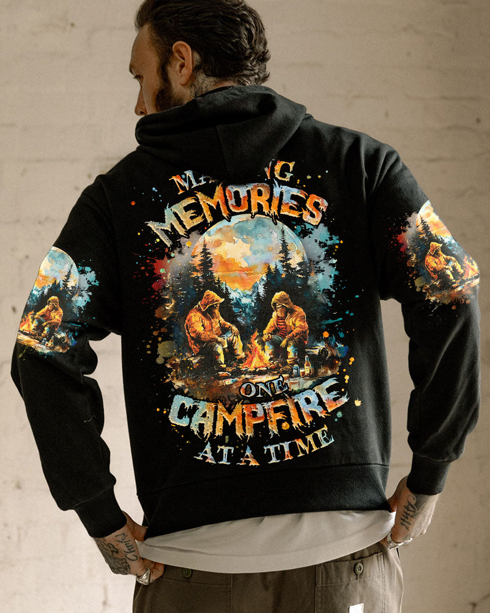 BLISSCORNERS MAKING MEMORIES ONE CAMPFIRE AT A TIME BIGFOOT ALL OVER PRINT