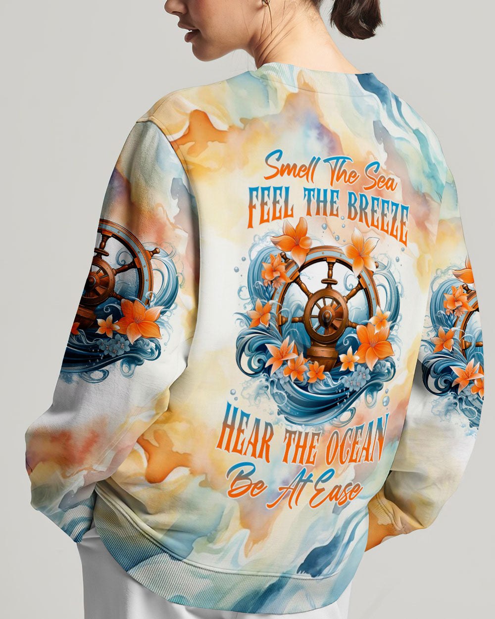 BLISSCORNERS SMELL THE SEA FEEL THE BREEZE WHEEL ALL OVER PRINT