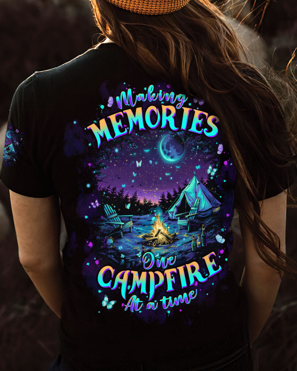 BLISSCORNERS MAKING MEMORIES ONE CAMPFIRE AT A TIME ALL OVER PRINT