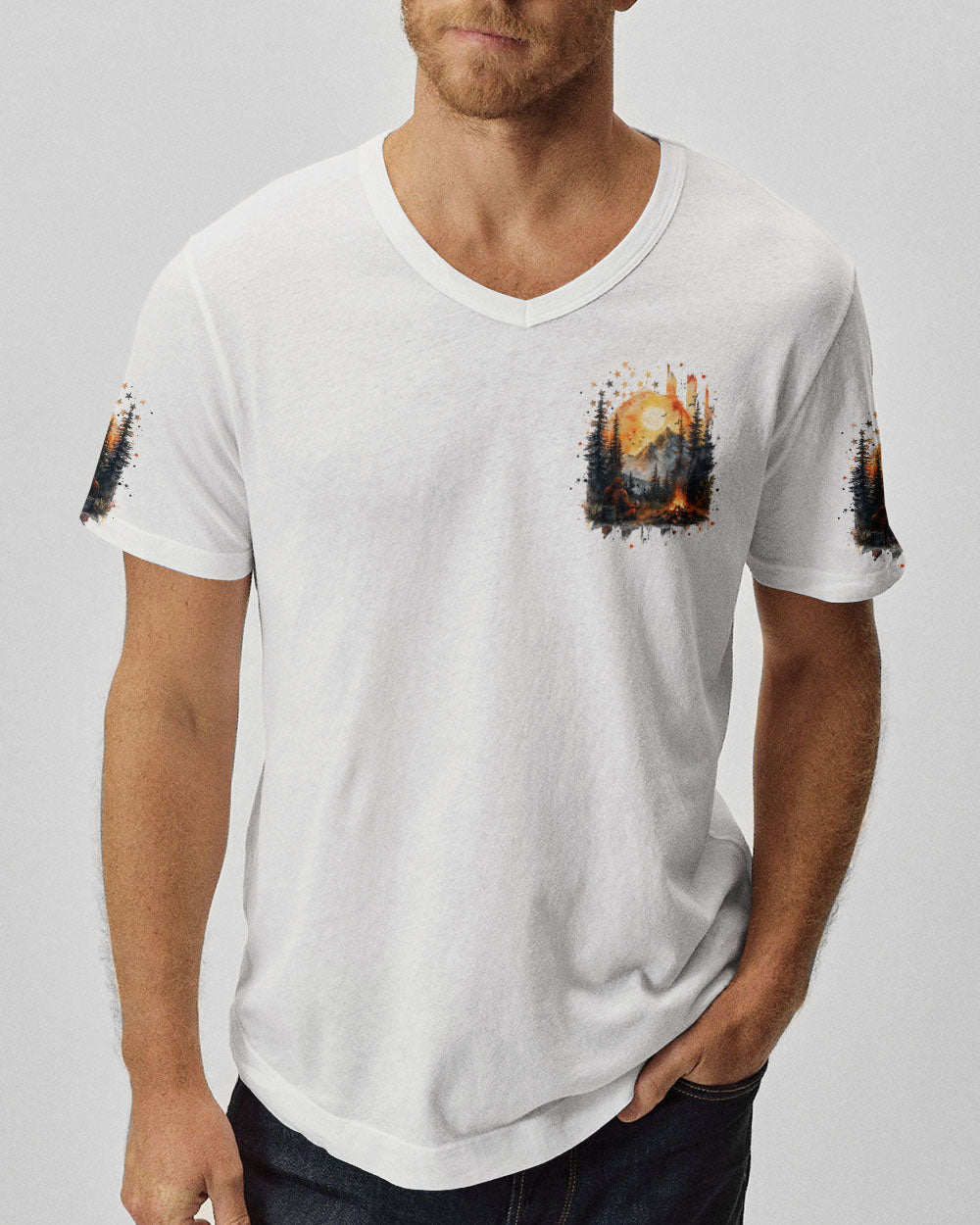 BLISSCORNERS IT'S 5 O'CLOCK SOMEWHERE BIGFOOT ALL OVER PRINT