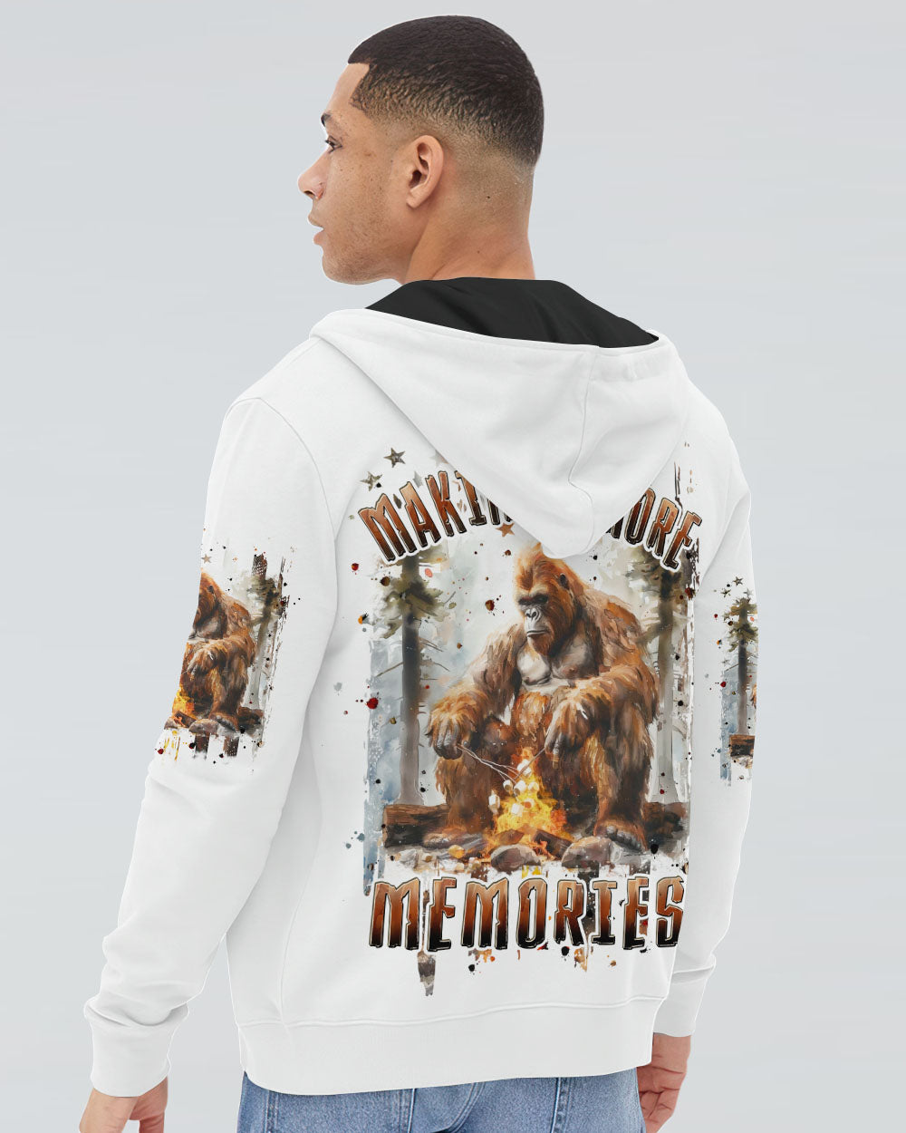 BLISSCORNERS MAKING S'MORE MEMORIES BIGFOOT ALL OVER PRINT