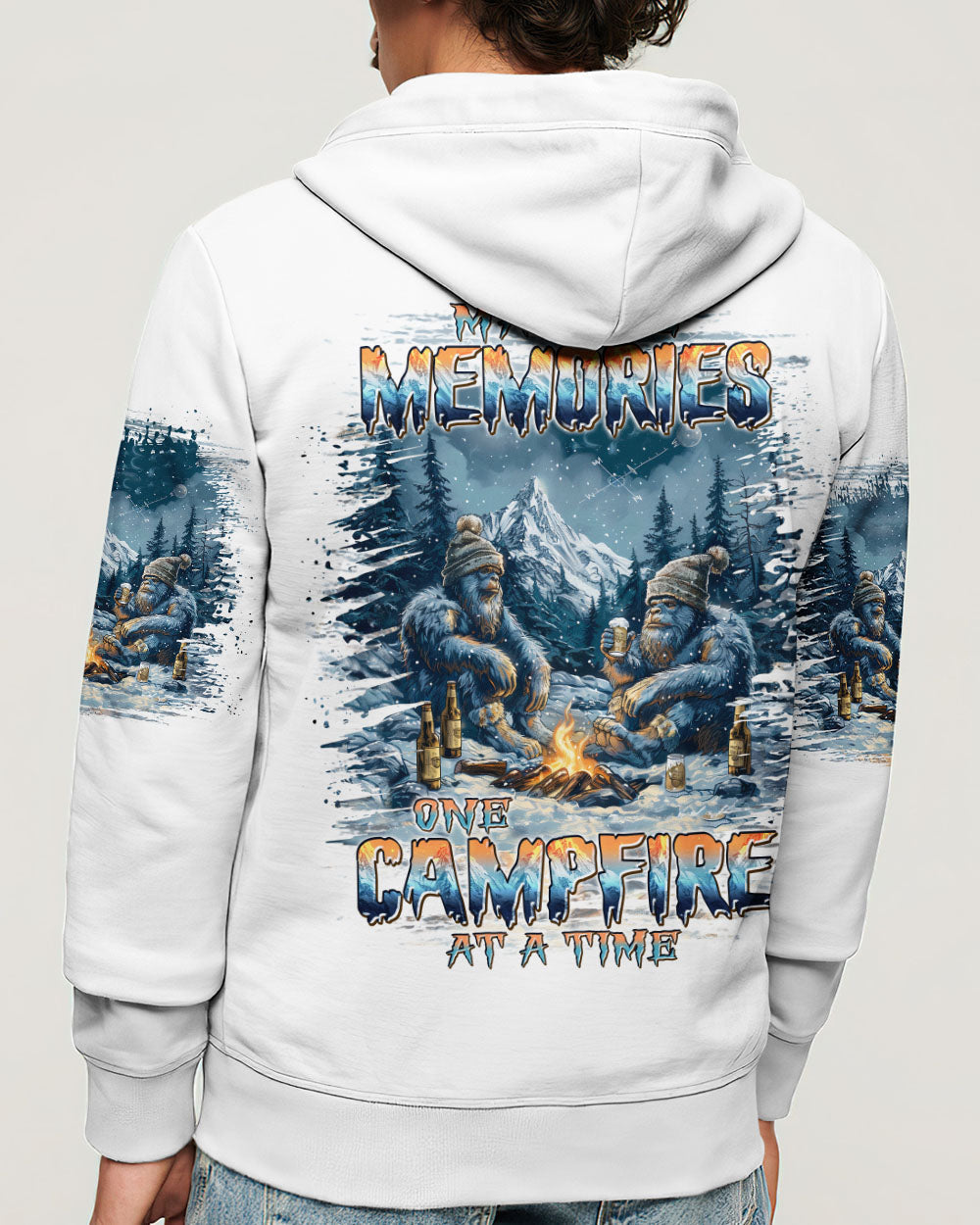 BLISSCORNERS MAKING MEMORIES ONE CAMPFIRE AT A TIME BIGFOOT ALL OVER PRINT