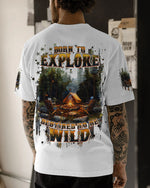 BLISSCORNERS BORN TO EXPLORE DESTINED TO BE WILD ALL OVER PRINT