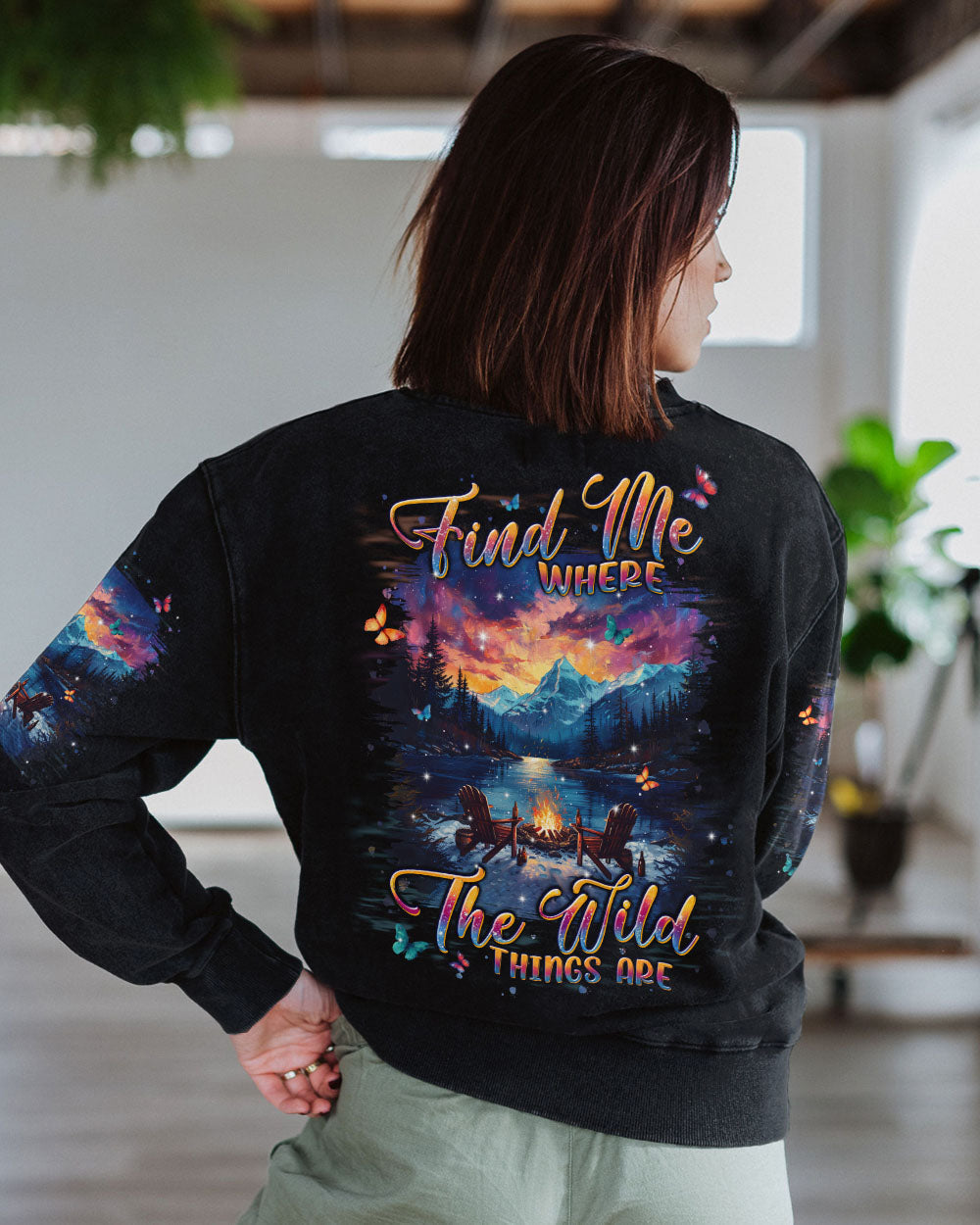 BLISSCORNERS FIND ME WHERE THE WILD THINGS ARE ALL OVER PRINT