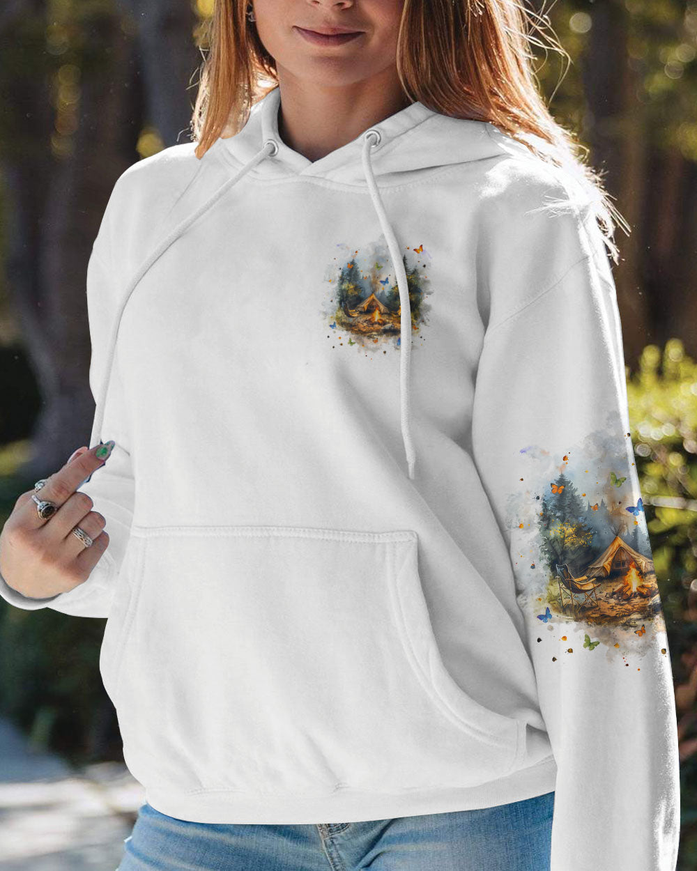 BLISSCORNERS IF IT INVOLVES MOUNTAINS CAMPFIRES ALL OVER PRINT