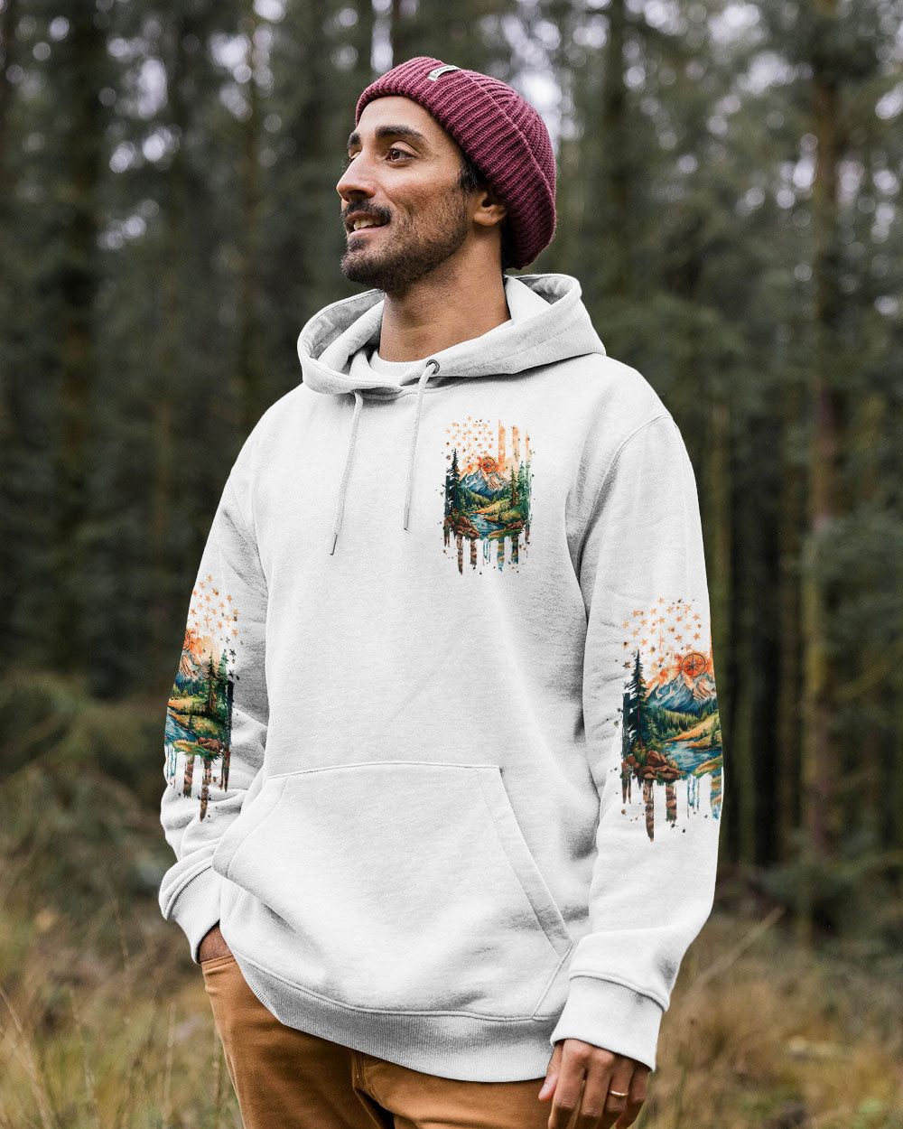 BLISSCORNERS BORN TO EXPLORE DESTINED TO BE WILD ALL OVER PRINT