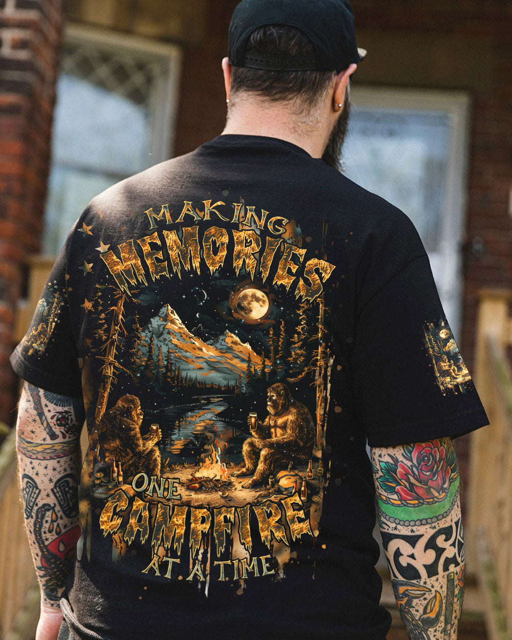 BLISSCORNERS MAKING MEMORIES ONE CAMPFIRE AT A TIME ALL OVER PRINT