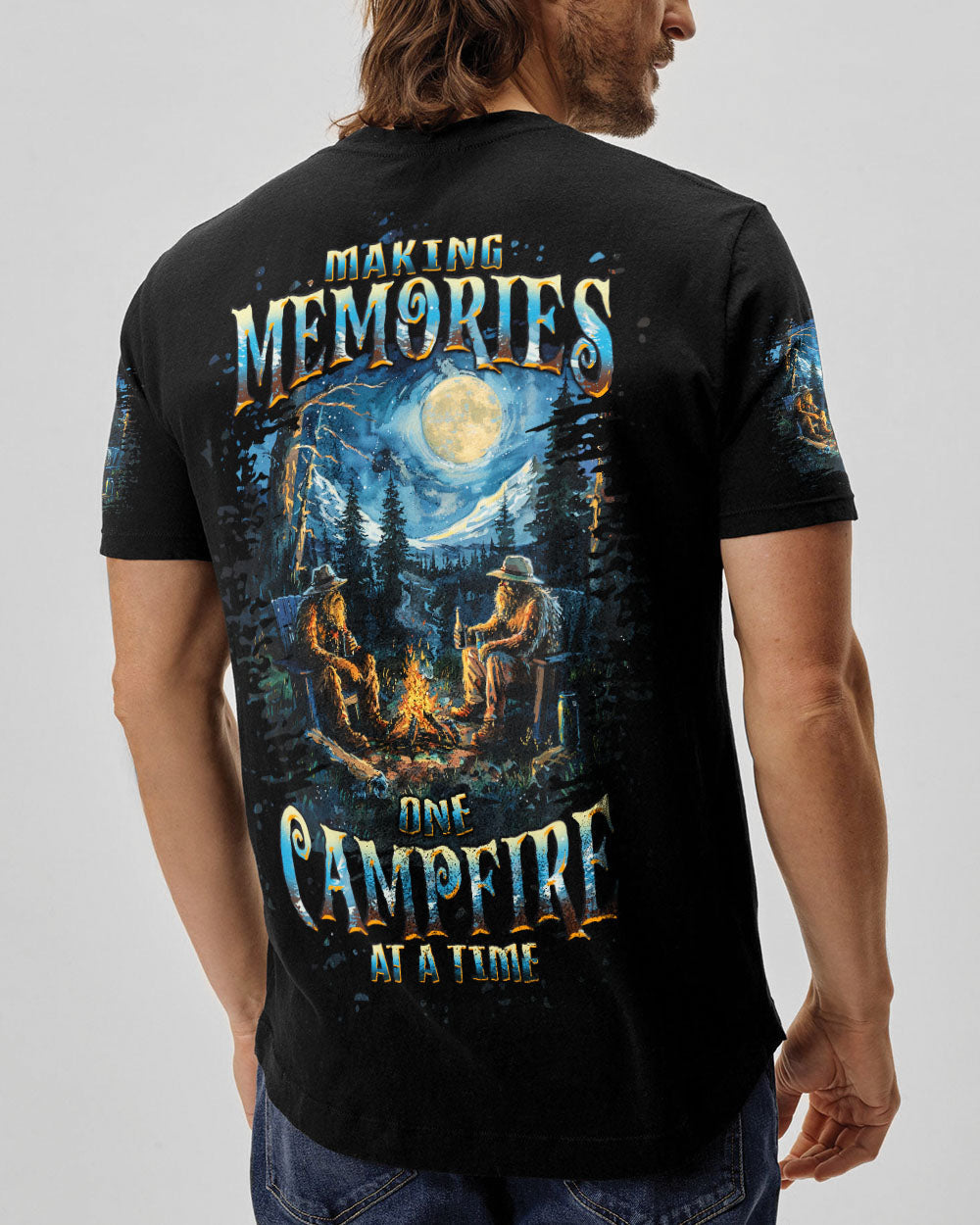 BLISSCORNERS MAKING MEMORIES ONE CAMPFIRE AT A TIME BIGFOOT ALL OVER PRINT